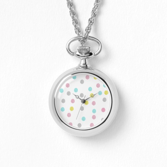 Montre Veille Pois Pastel (Recto)