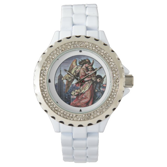 Montre Veille religieuse - Ange avec Christ (devant)