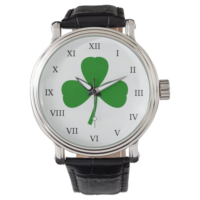 Montre Veille Shamrock traditionnelle (devant)