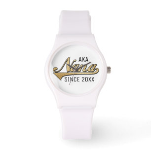 Montre Veille sportive de silicon blanche NaNa