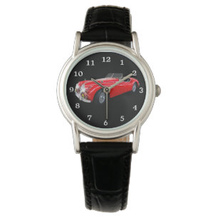 Montre Veille vintage Red Jaguar
