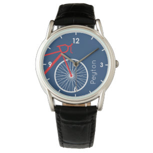 Montre Vélo rouge et blanc