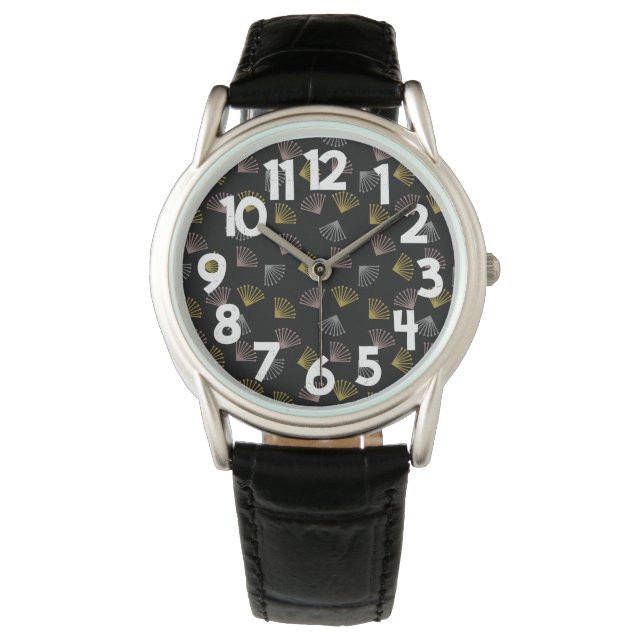 Montre Ventilateurs Art Déco  (devant)