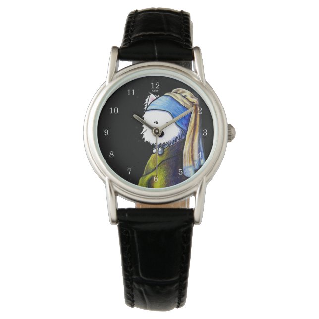 Montre Vermeer Westie Girl (devant)