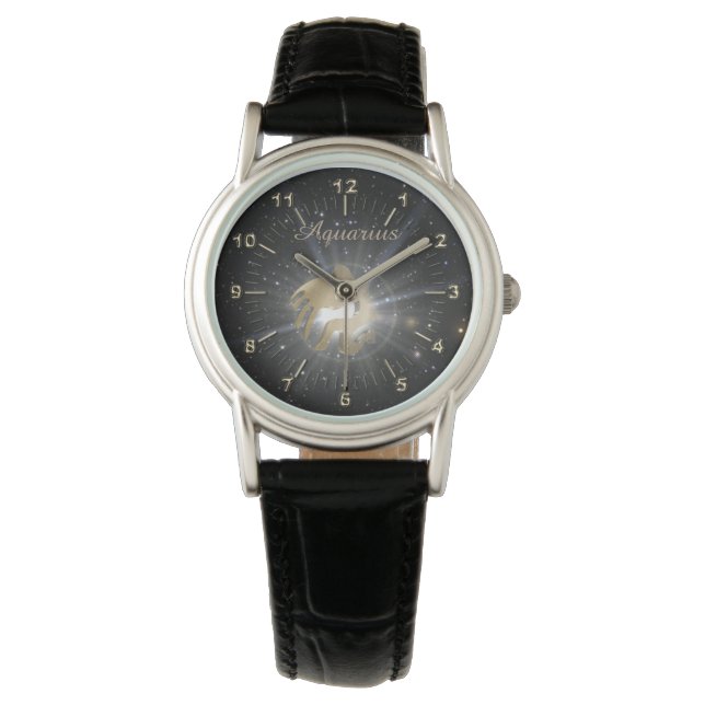 Montre Verseau d'or intelligent (devant)