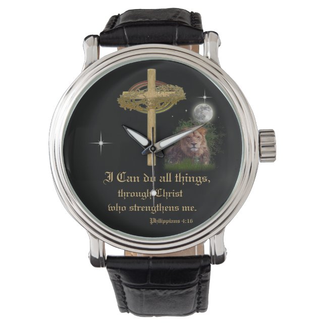 Montre verset de la Bible écriture (devant)