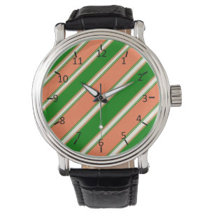 Montre Vert corail