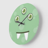 Montre Vert Face Mur Horloge (Angle)
