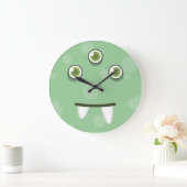 Montre Vert Face Mur Horloge (Maison)