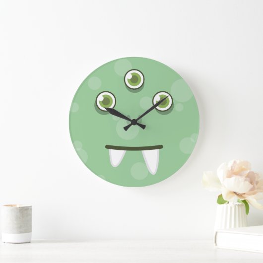 Montre Vert Face Mur Horloge (Maison)