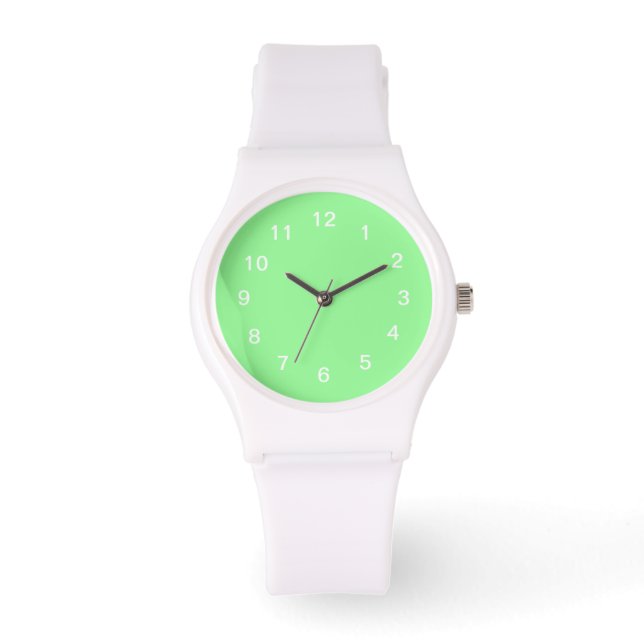 Montre Vert menthe (Recto)