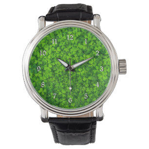 Montre Vert shamrock, Saint Patrick's Day, Regarder