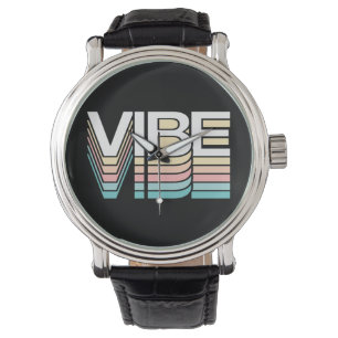 Montre Vibe Shift Retro Mood Typographie