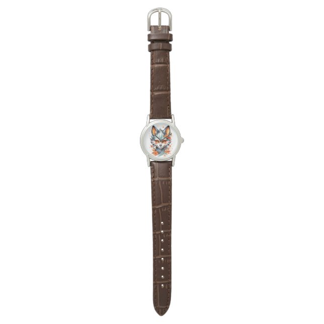 Montre Vibes Fox : Art d'automne intemporel (Plat)