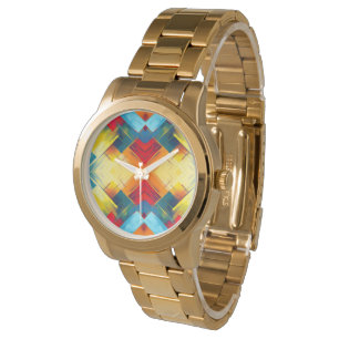 Montre Vibes vintages Dans Les Couleurs : Formes Géométri