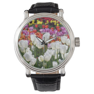 Montre Vibrant Spring Garden Floral Watch