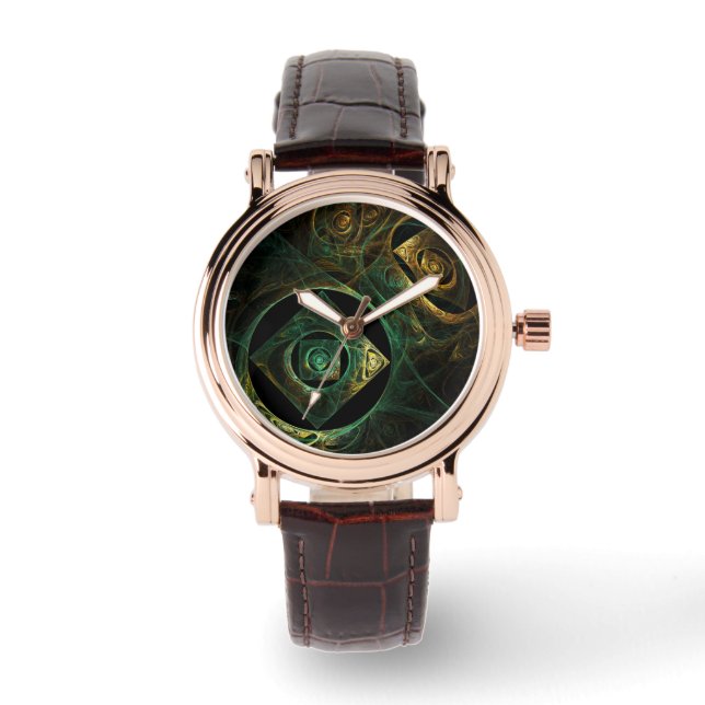 Montre Vibrations magiques Art Abstrait (Recto)