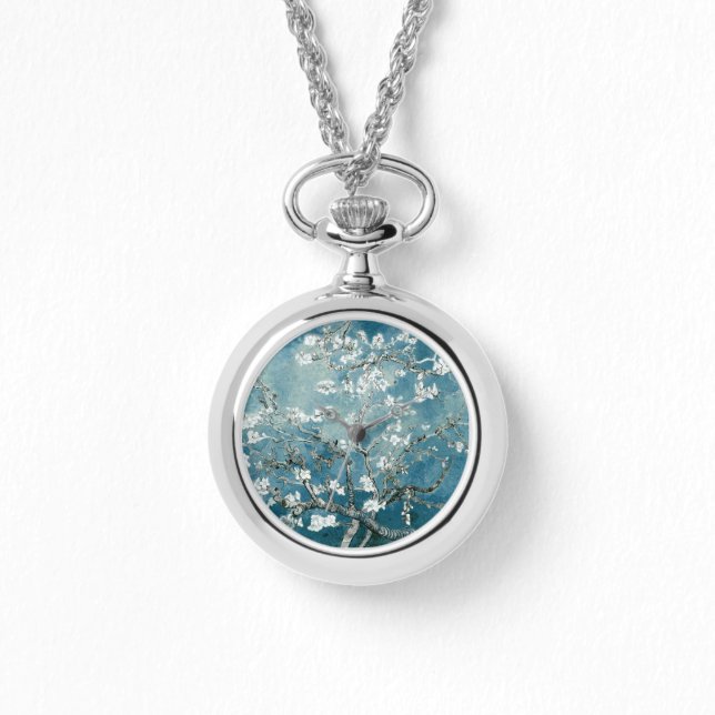 Montre Vincent Van Gogh Almond Blossoms Turquoise Watch (Recto)