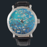 Montre Vincent Van Gogh Branches d'amandier en fleurs Mon<br><div class="desc">Cadeaux Fleurs d'Amandier Turquoise pour Mariage,  Baby Shower ou Fête Printanière :</div>