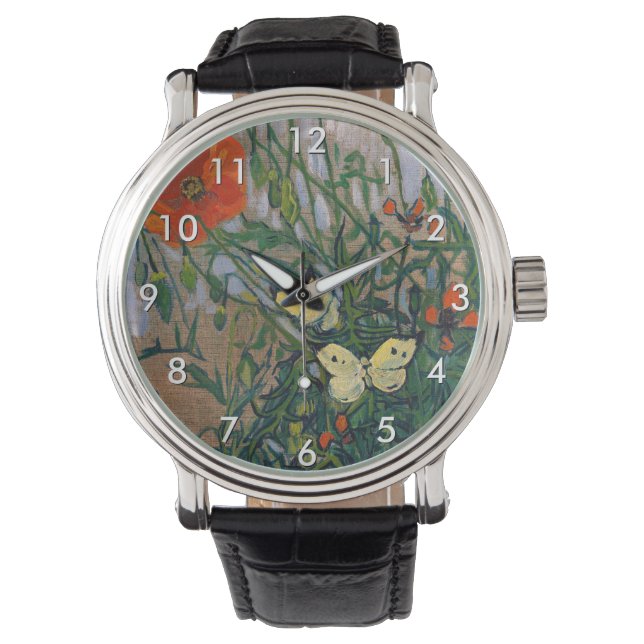Montre Vincent van Gogh - Papillons et papillons (devant)