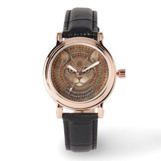 Montre Vintage, Antique Cat, Ancient Greece Style