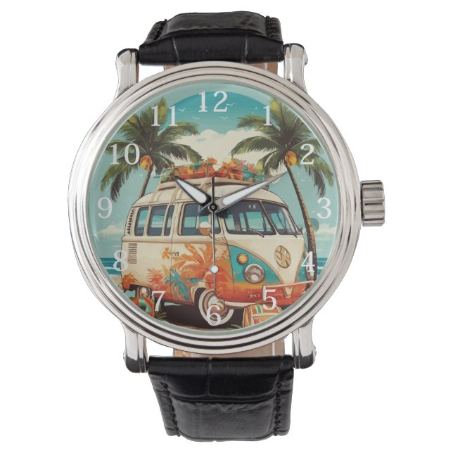 Montre Vintage Beach Van (devant)