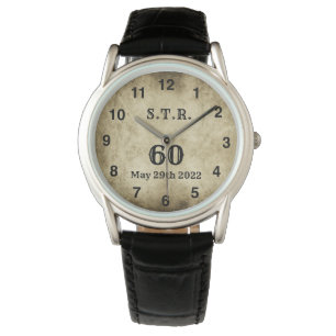 Montre Vintage Big 60th Initiales