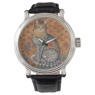Montre Vintage Cat, Cat Motif Art , Classic 