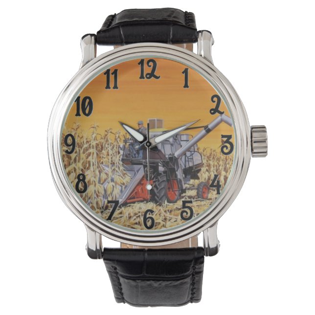 Montre Vintage Gleaner Combine Watch (devant)