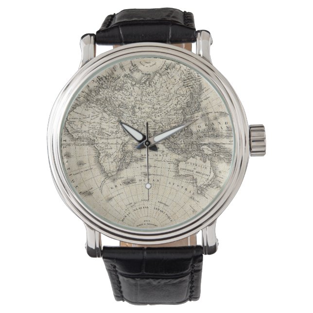 Montre Vintage Map Of Europe and Asia (devant)