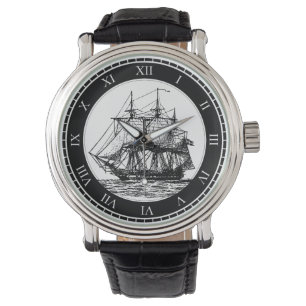 Montre vintage nautique de bateau de navigation