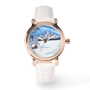 Montre Vintage Rose Gold Winter Wonder