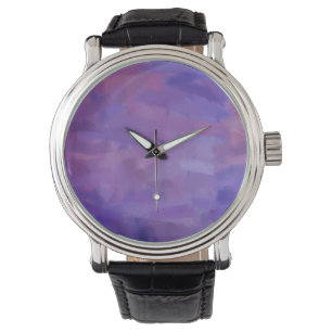 Montre Violet Abstrait Art 3