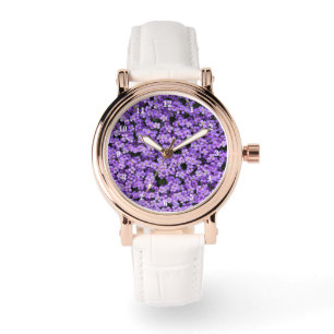 Montre Violets Regarder Fleurs Violettes