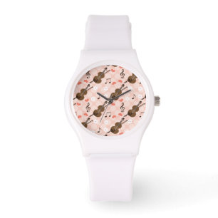 Montre Violon rose