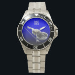 Montre Violon Viola Cello personnalisé cadeau Monogramme<br><div class="desc">Pour personnaliser/customiser avec les initiales/le nom du destinataire,  choisissez la police idéale,  la couleur de police ou supprimez-la si nécessaire. Disponible en plusieurs styles et couleurs.</div>