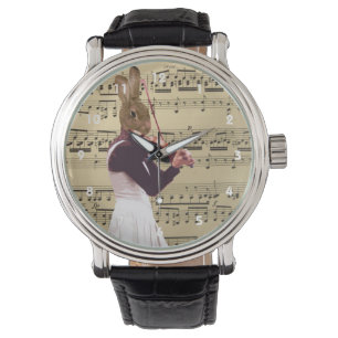 Montre Violoniste de lapin de lapin