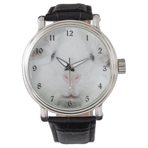 Montre Visage blanc de cobaye