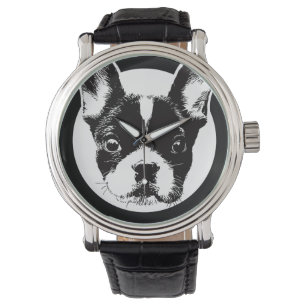Montre Visage de Chien à Chien à Chien Français
