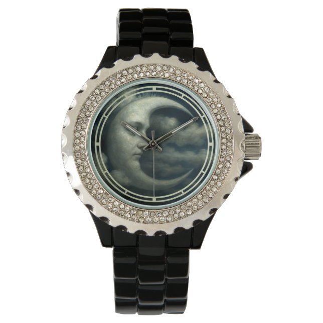 Montre Visage de Lune Croissante (devant)