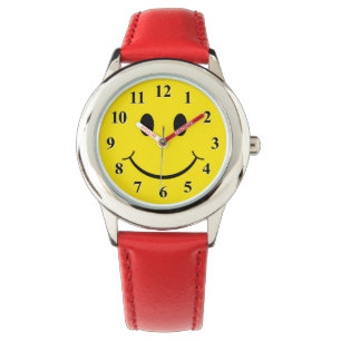 Montre Visage Jaune Bonheur Classique des Années 70