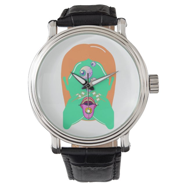 Montre visage monstre (devant)