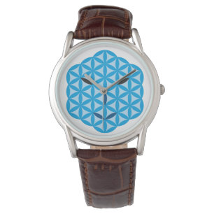 Montre Visage sacré - Arcturien, Bleu.
