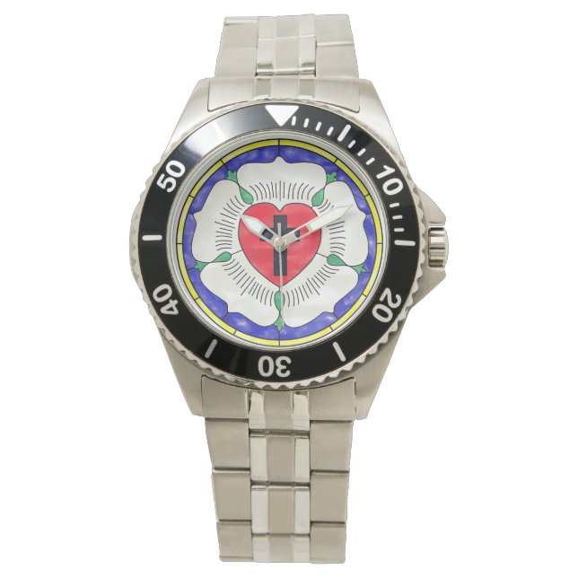 Montre Vitrail de la Rose de Luther (devant)