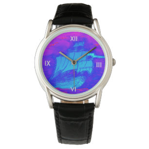 Montre voilier fluorescent