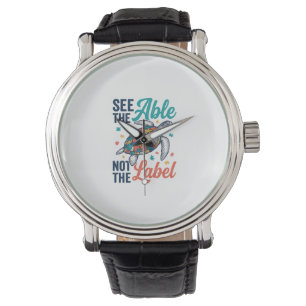 Montre Voir le design du t-shirt de sensibilisation au pu