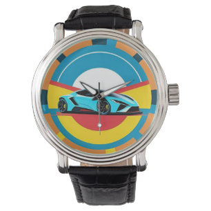 Montre Voiture de course au design dynamique