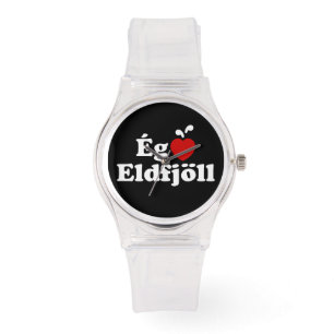 Montre Volcans I Heart (Love) [Ég Elska Eldfjöll]
