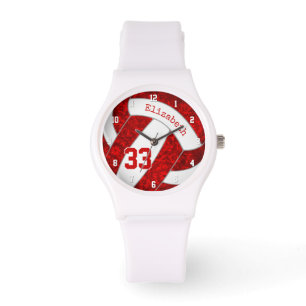 Montre volley-ball féminin blanc