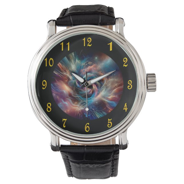 Montre Vortex de Feu Spiral ~ Portail Temps ~Machine Temp (devant)